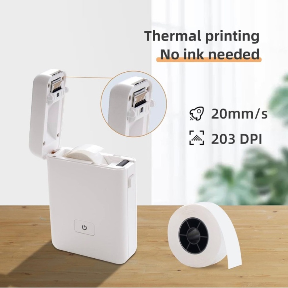 vretti Label Maker Machine with Tape, HP2 Portable Bluetooth Label Printer